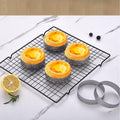 stainless steel round mousse ring punching tower ring baking utensils cheese tart ring creative cake mold