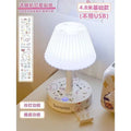 Smart all-in-one led desk lamp - perfect for bedrooms, bedside tables, and dorm rooms. eye protection, usb charging, multi-function, multi-outlet