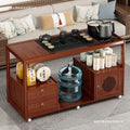 Movable tea table for home small tea table water kettle all-in-one tea cabinet tea cart kung fu tea set suit new chinoiserie coffee table