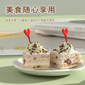 love fruit fork, high-value cute fruit pick, snack mooncake fork, food-grade fruit fork, decorative pick