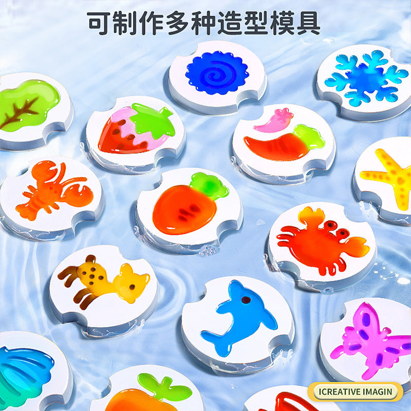 Mushroom water baby children DIY handmade magic water elf kitchen toy puzzle boy girl birthday gift