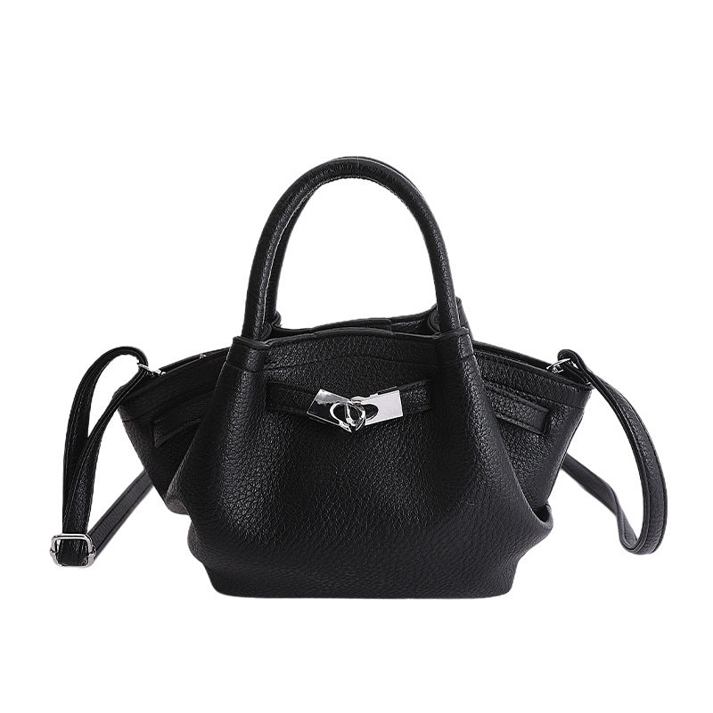 Accessible luxury normcore style niche women's bag 2026new arrivaleasiest for match high value bucket satchel bag large capacity crossbody bag