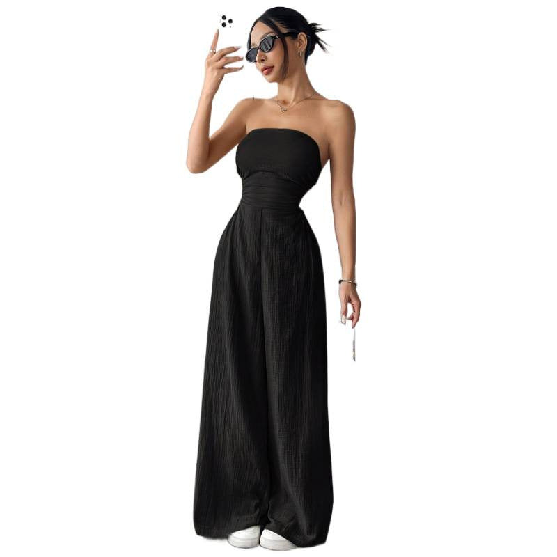 code new arrival  original women's tube top backless jumpsuit