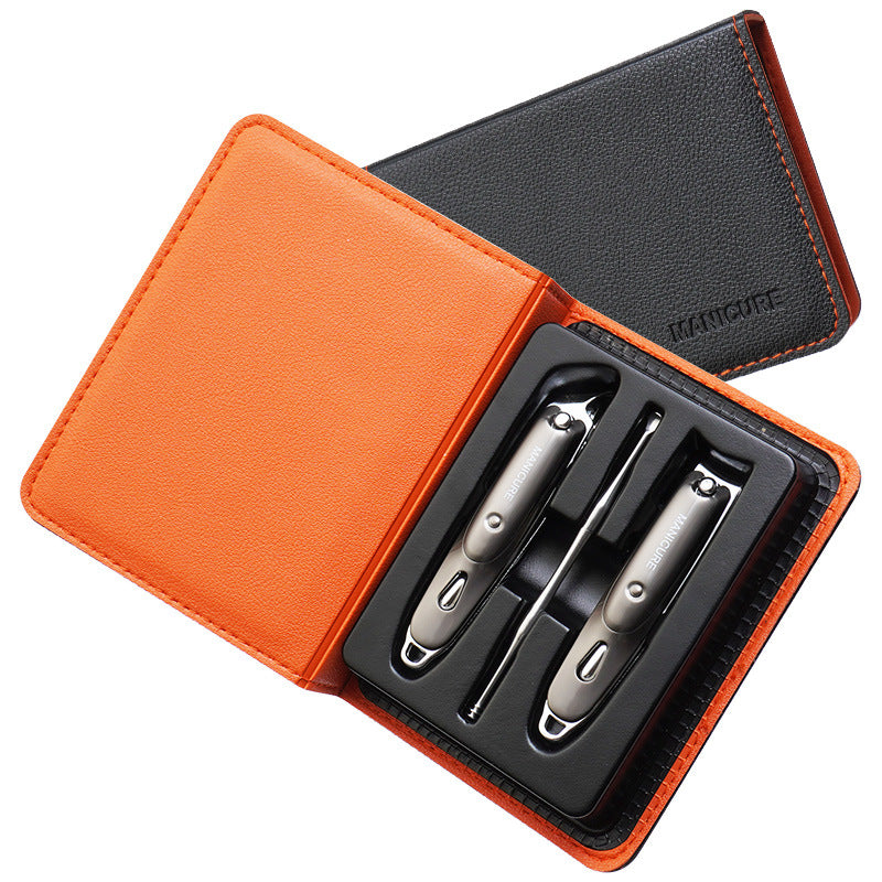 German stainless steel nail clippers high quality dead skin nippers nail scissors angled edge large size manicure tool set wholesale