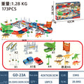 new arrival volcano electric spray dinosaur track assemble variety shape sound and light toy educational boy toy