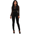 L9831 special offer: no returns or exchanges. please purchase with care. cross-border  fashion women's sexy lace jumpsuit