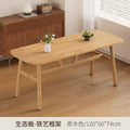 Wood color [120x60x74cm] single table | stable load-bearing