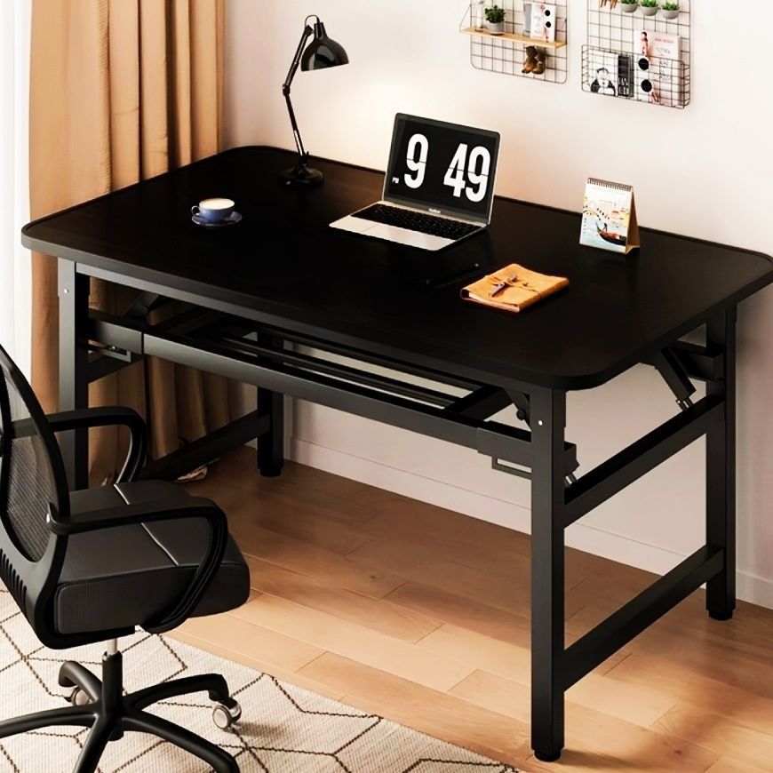 Easy-to-assemble folding desk - no assembly required - perfect for home, living room, dining room, bedroom, or office