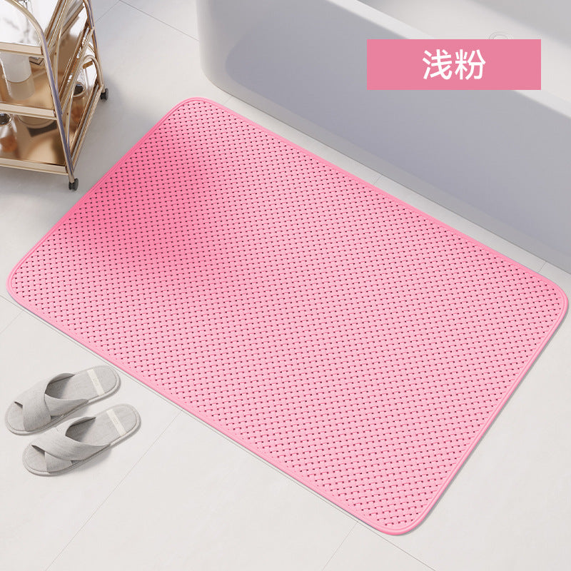 Environmentally friendly and odorless bathroom non-slip mat, shower anti-drop floor mat, bath foot pad, toilet, toilet suction cup soft foot pad