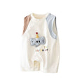 Baby summer unisex romper: adorable, stylish, lightweight sleeveless bodysuit for newborns and young babies - perfect summer outfit!