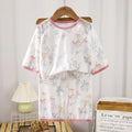 Comfortable tianzhu cottonkids home clothes suitsummernew arrivalboys pajamasgirls air conditioning clothes baby summer style children