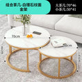 Accessible luxury small coffee table mini coffee table small apartment living room for home tea table casual rental house simple small round table