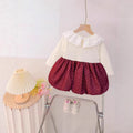 Girls' spring/autumn princess dress - stylish long sleeve cute bunny dress -  new polka dot dress