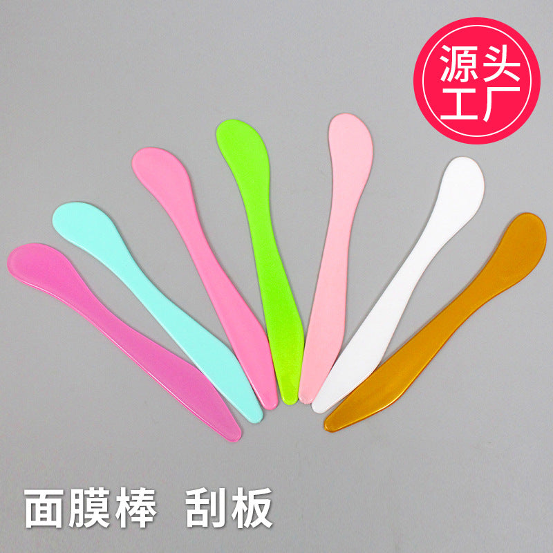 Medium-sized facial mask spatula, plastic mixing stick, applicator, mask spreader, beauty diy mask tool, 16cm total length