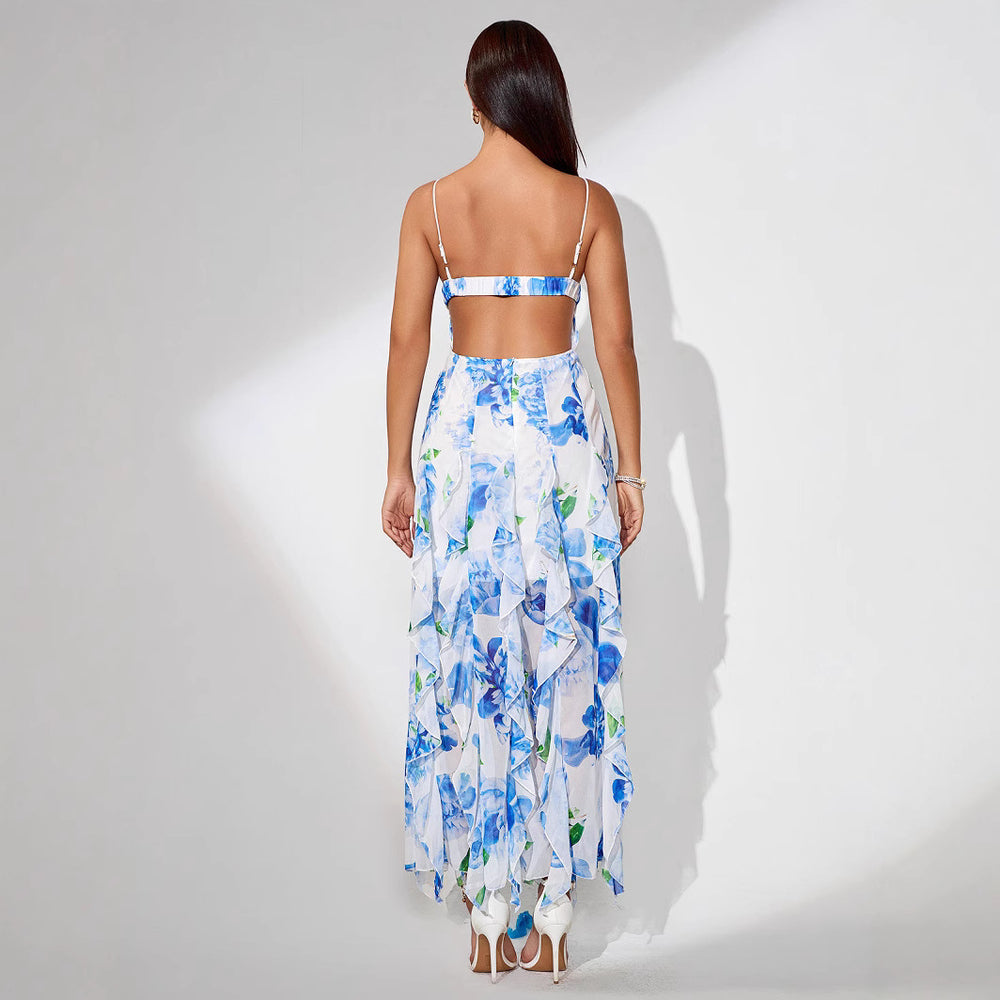 fashiontube top suspender slit sexy evening dress women's silmclassysenseelegance party prom dress