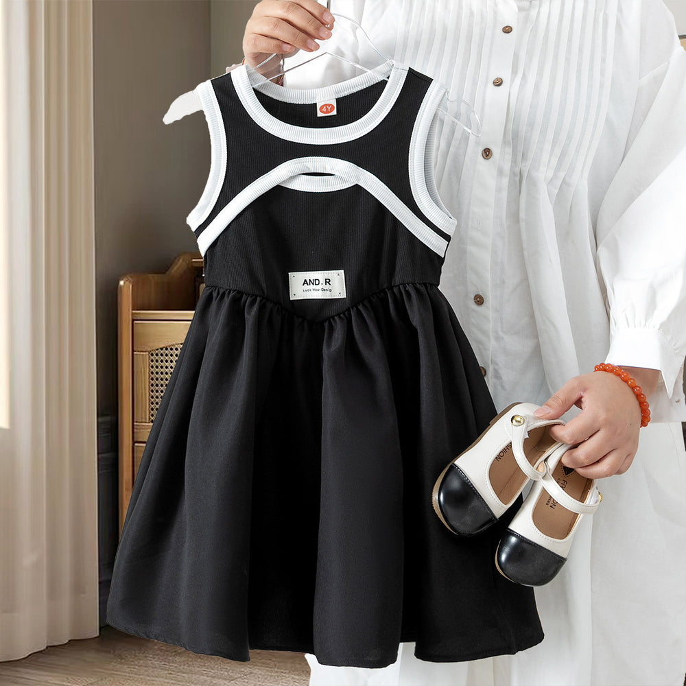 european and american summer style ins-inspired hollow-out design dress for girls - cross-border exclusive