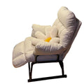 Recliner, dual-purpose office chair, reclining and sleeping, single foldable lunch break nap chair, dormitory chair, lazy sofa chair