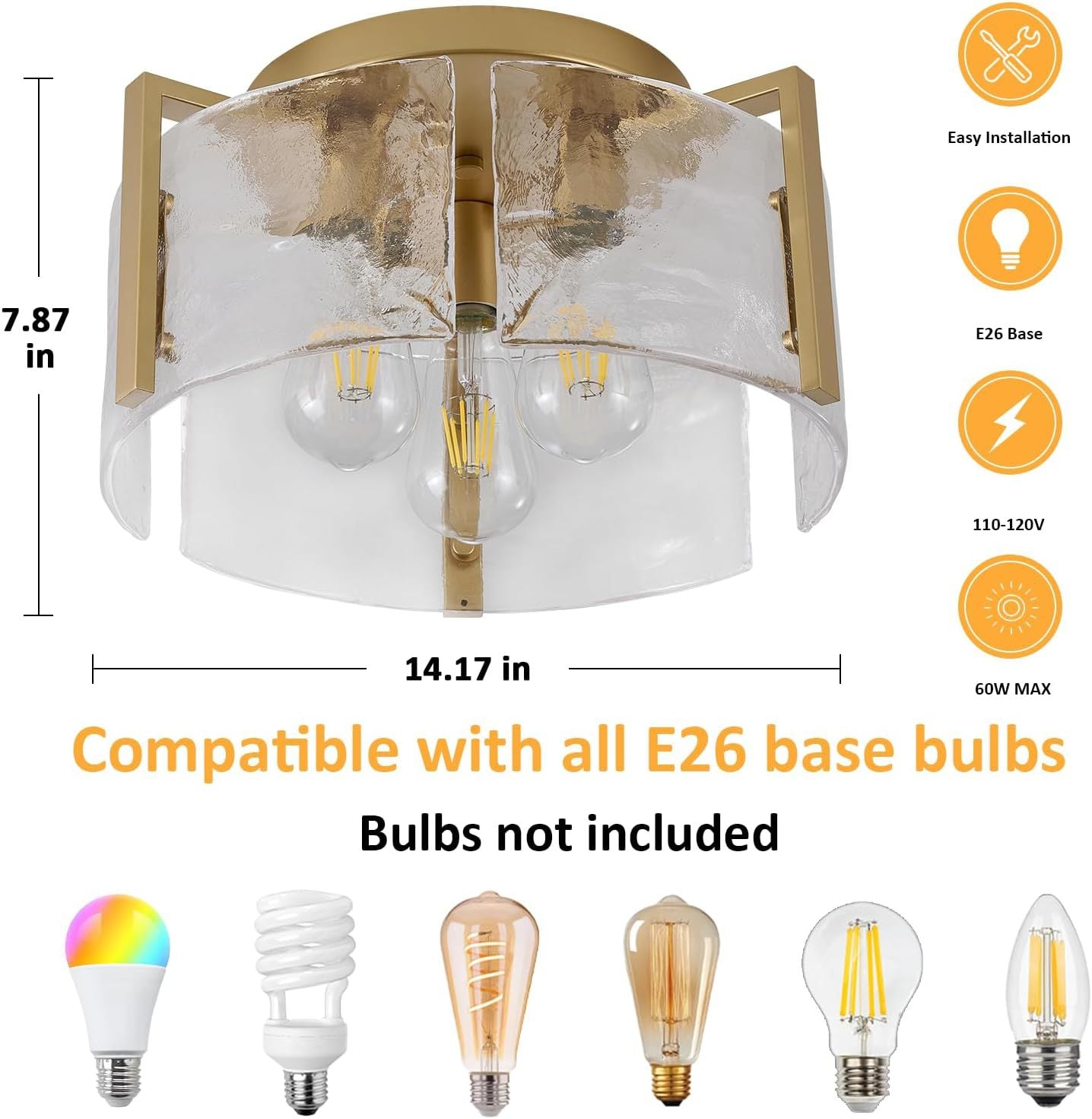 Cross Border 3 Light Modern Ceiling Light Corridor Lighting Ceiling Installation Suitable for Kitchen Lighting Lighting Bedroom