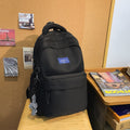 New trendy backpack - retro color scheme, large capacity, casual student backpack, perfect for class, unisex