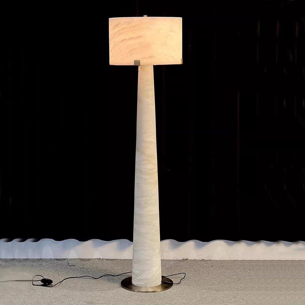 Designer showroom model room lobby imitation marble art sculpture floor lamp - bedroom, living room, study decoration