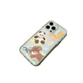Suitable for iphone17 cartoon animal party mobile phone case apple 16promax cute giant panda anti-fall hard case