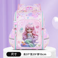New arrival primary school student schoolbag for men and women all-in-one double-layer hard shell spine protection and burden reduction schoolbag