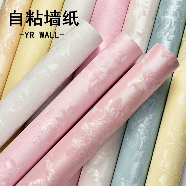 Self-adhesive pv moonlight forest wallpaper modern kitchen bathroom waterproof and anti-fouling living room bedroom room dormitory wallpaper