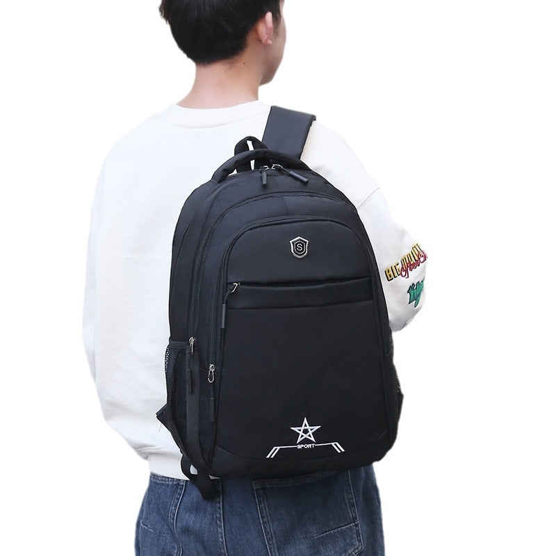 Computer bag new lightweight burden reduction middle school student schoolbag leisure business computer backpack men's travel backpack