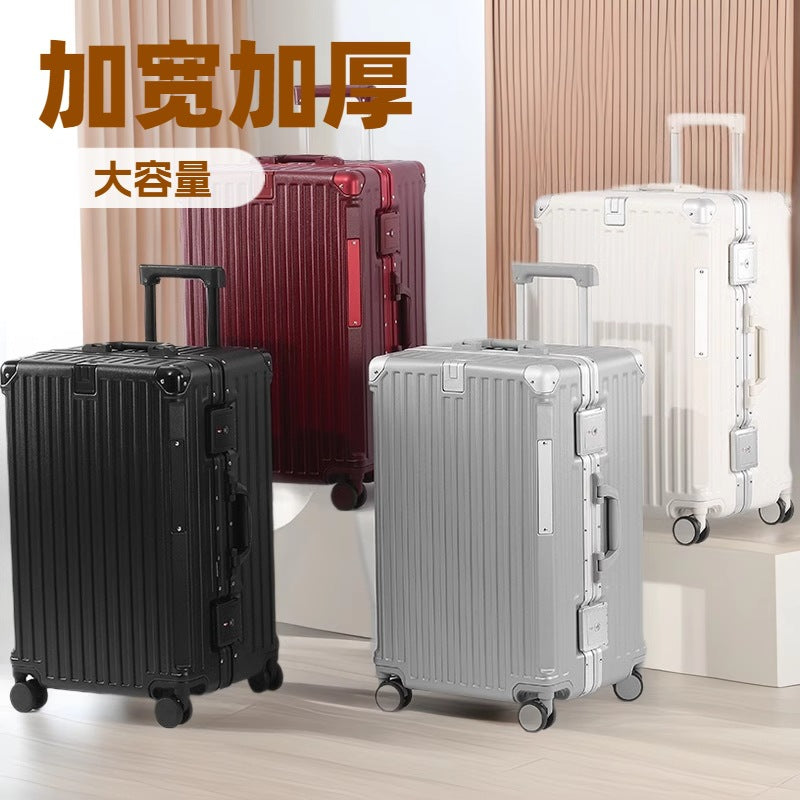 Foreign trade new PC suitcase female 26 anti-drop trolley case 24-inch large-capacity thickened password box male one