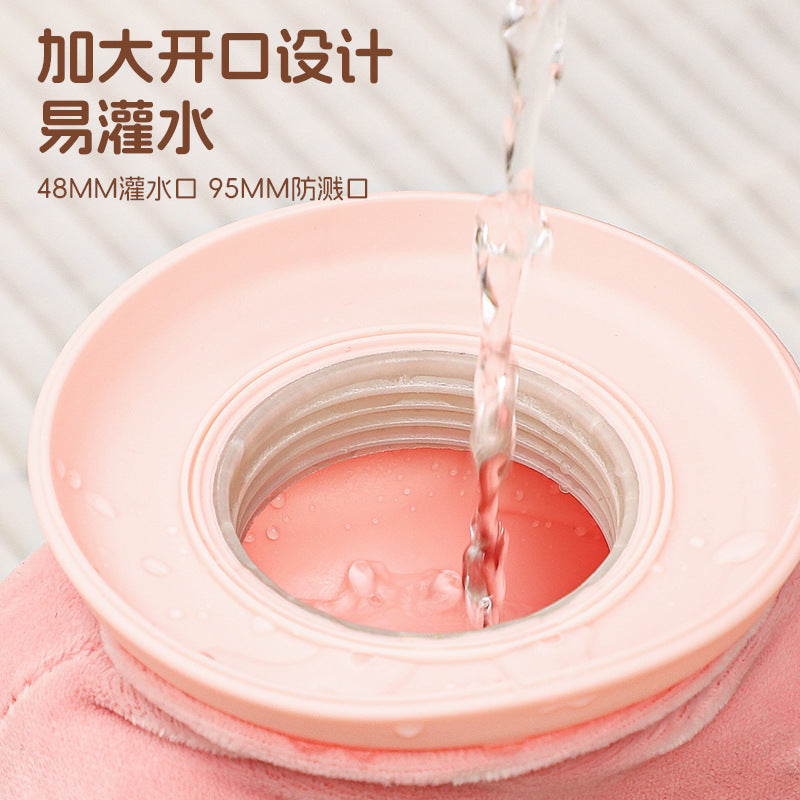U-shaped hot water bottle cervical spine hot compress water-filled shoulder and neck head heating water explosion-proof thickened hanging neck scarf pillow