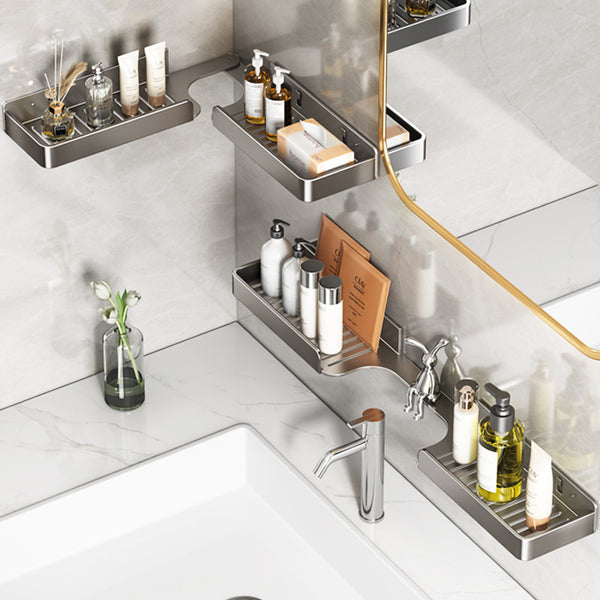 Toilet, bathroom, washstand, corner rack, no punching, wall-mounted toilet, washbasin storage, wall-mounted shelf
