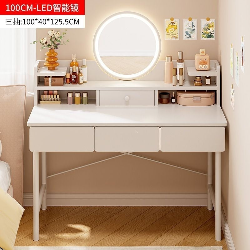 Minimalist modern vanity table for small apartments - new arrival! stylish makeup desk for rent, bedroom bedside small vanity table