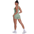 Cloud-feel brushed outdoor casual running yoga clothes, quick-drying, beautiful back, hip-lifting, tight shorts, sports and fitness clothes suit