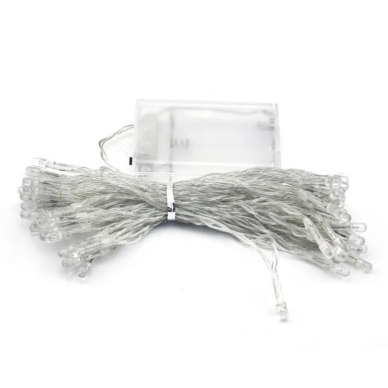 LED flash light string, battery light string, outdoor Christmas lights, festive wedding decoration lights, star light string.