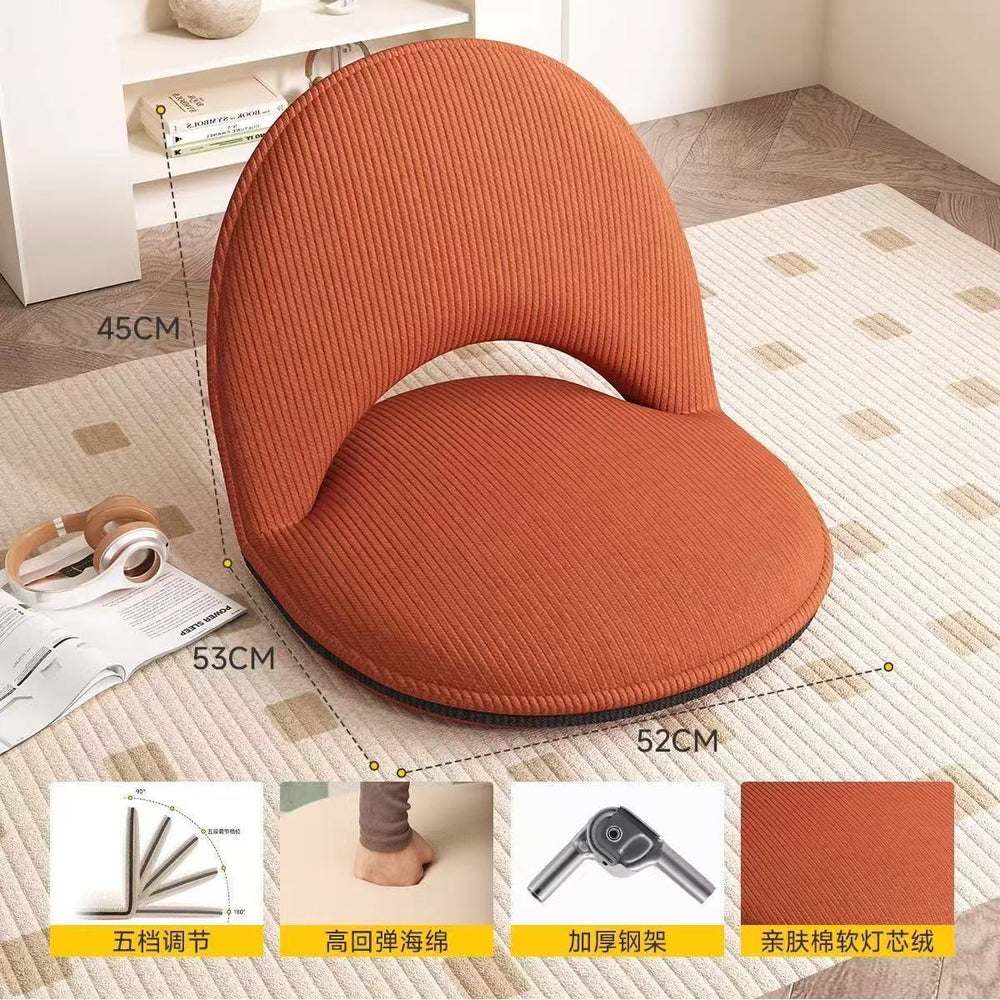 Beanbag sofa tatami folding seat bed back chair single balcony floor cushion bedroom living room bay window