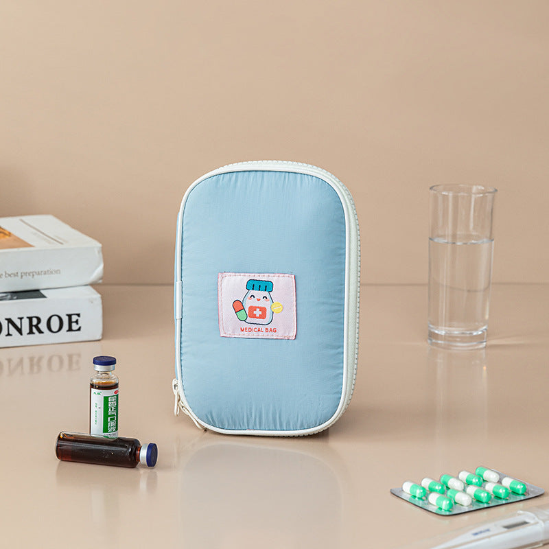 Nylon Medical Bag Soft Portable Drug Storage Bag Travel Portable First Aid Bag Multifunctional Hand Emergency Bag