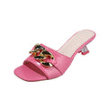 Fairy style stiletto slippers for women outwear2026new arrivalfashion high heels flip-flops open toe mid-heeled sandals wholesale