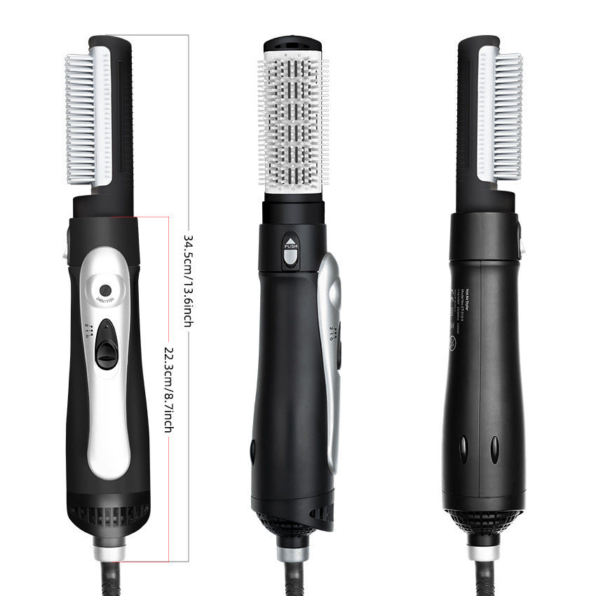 Cross-border Middle East hot air comb Multifunctional three-in-one hair straightener Curling iron Hair dryer Three-purpose hair changing hair dryer
