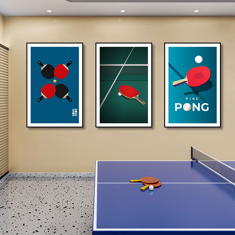 Bing Ball Room Decorative Painting Simple Sports Room Promotional Poster Wall Painting Gym Sports Inspirational Mural