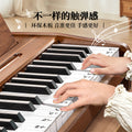 Wooden mini piano kids toy for boys and girls, 37-key electronic keyboard, early music education instrument, professional baby birthday gift