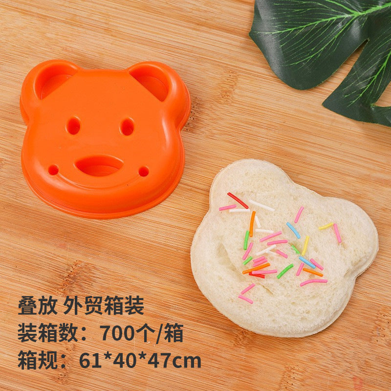 Diy sandwich mold bread cutter - cartoon toast cutter, rice ball mold, bread cutter - bear toast cutter