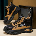 High-top men's shoes: 2025 fall/winter new arrivals - trendy casual martin boots, stylish and versatile, athletic anti-slip thick-soled work shoes