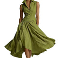 new french chic elegant goddess style slimming fitted sleeveless maxi dress for women