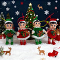 Amazon hot selling christmas elf doll flying wings toy pendant christmas tree ornament gift elf doll