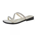 Summernew arrival sandals and slippers women's fashion fairy style home indoor non-slipoutwearfrenchcut outflats one-piece slippers