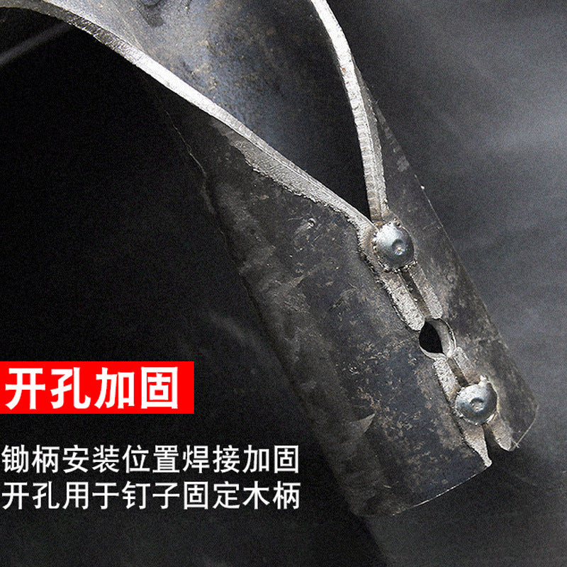 Hoe growing vegetables household farm tools grass shovel manganese steel thickened weeding agricultural tools grass hoe digging multi-functional pout
