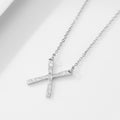 St.delan european and american punk stainless steel necklace fashionxletter hammer pattern pendant simple gold-plated necklace clavicle