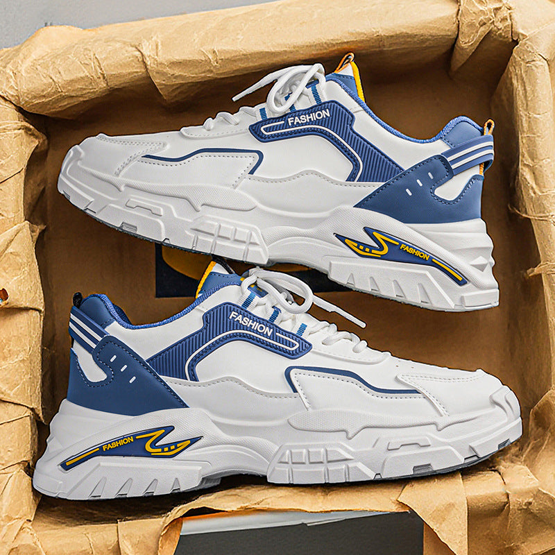Men's winter 2025 new arrivals: student anti-slip running lightweight athletic casual waterproof teenager dad shoes - trendy footwear