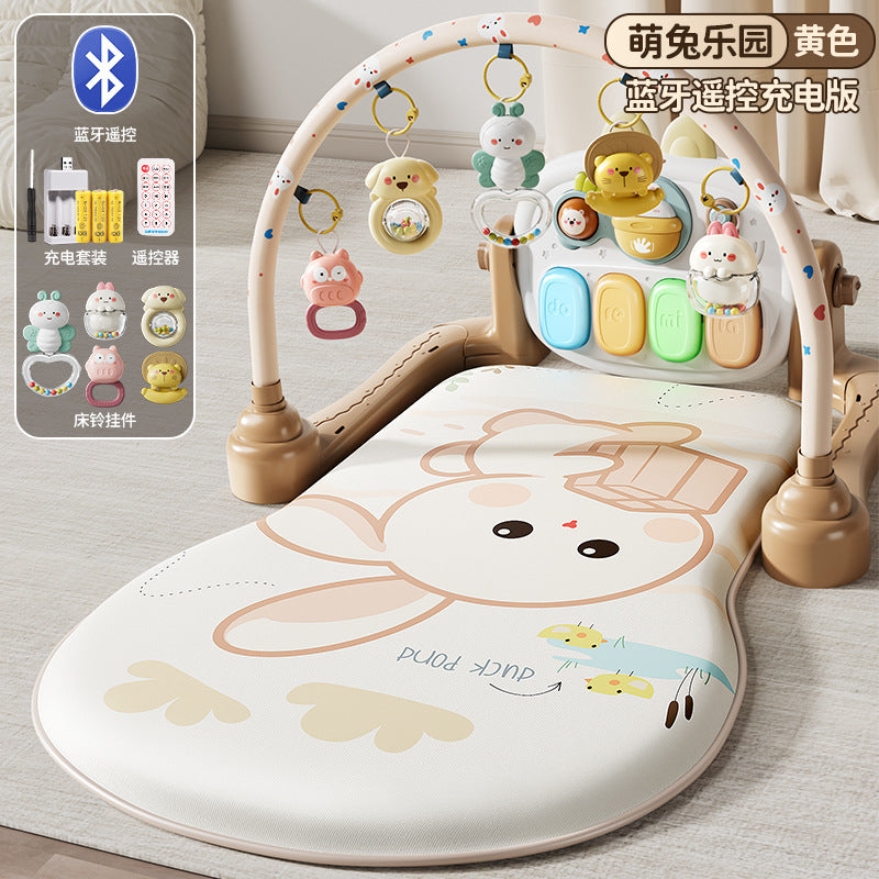 Baby toy foot pedal piano gym activity center for newborns and infants (0-1 year olds, 6 months+), educational musical early learning gift
