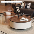 New solid wood coffee table - modern minimalist, light luxury, high-end design for living rooms and small spaces